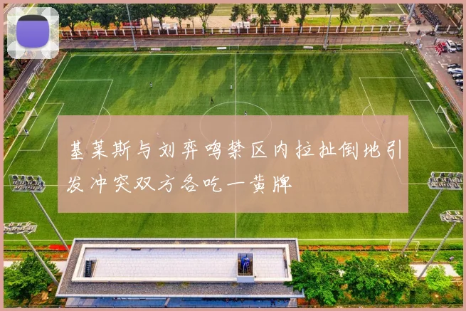 基莱斯与刘弈鸣禁区内拉扯倒地引发冲突双方各吃一黄牌